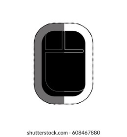 computer mouse isolated icon