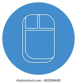 computer mouse isolated icon