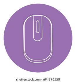 computer mouse isolated icon