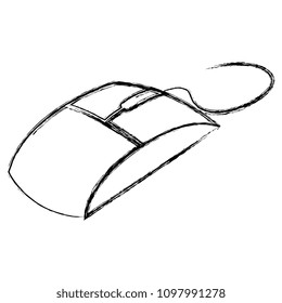 computer mouse isometric icon