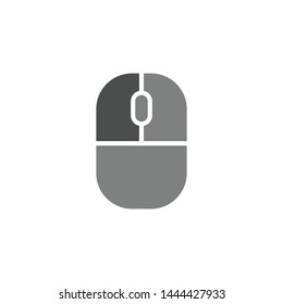 Computer mouse with left button pressed, Left mouse button prompt