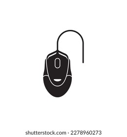 Computer mouse logo vector template design illustration