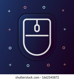 Computer mouse nolan button icon. Simple thin line, outline vector of web icons for ui and ux, website or mobile application