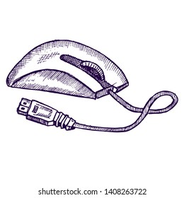 A computer mouse is a part of a computer