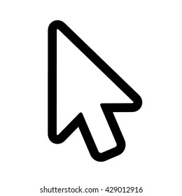 drop down computer arrow symbol