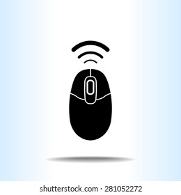 Computer mouse sign icon, vector illustration. Flat design style