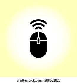 Computer mouse sign icon, vector illustration. Flat design style