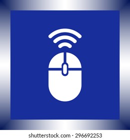 Computer mouse sign icon, vector illustration. Flat design style