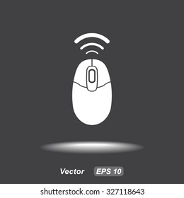 Computer mouse sign icon, vector illustration. Flat design style