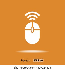 Computer mouse sign icon, vector illustration. Flat design style