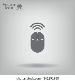 Computer mouse sign icon, vector illustration. Flat design style