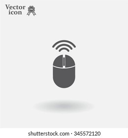 Computer mouse sign icon, vector illustration. Flat design style