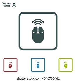 Computer mouse sign icon, vector illustration. Flat design style