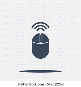 Computer mouse sign icon, vector illustration. Flat design style