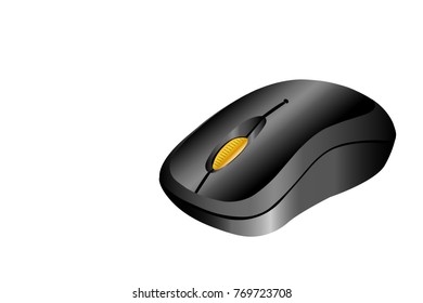 Computer mouse with standard functions and classic design.