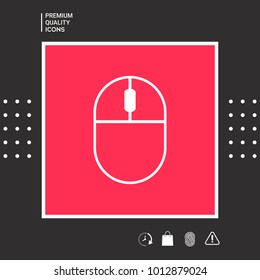 Computer mouse symbol icon
