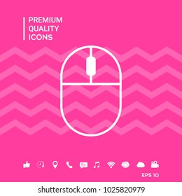 Computer mouse symbol icon
