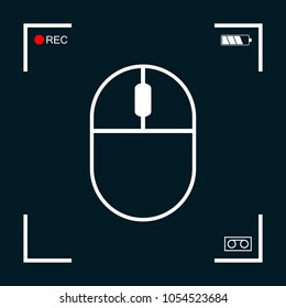 Computer mouse symbol icon