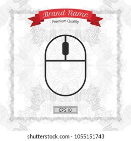 Computer mouse symbol icon