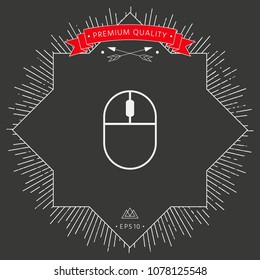 Computer mouse symbol icon