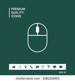 Computer mouse symbol icon