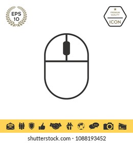 Computer mouse symbol icon