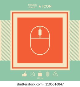 Computer mouse symbol icon