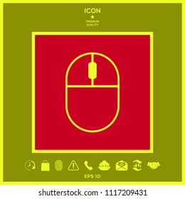 Computer mouse symbol icon