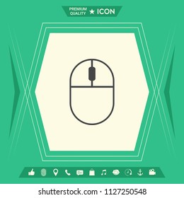 Computer mouse symbol icon