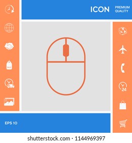 Computer mouse symbol icon