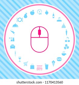 Computer mouse symbol icon