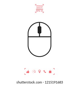 Computer mouse symbol icon