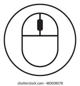 Computer mouse symbol icon