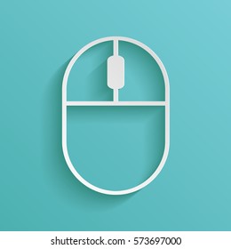 Computer mouse symbol icon