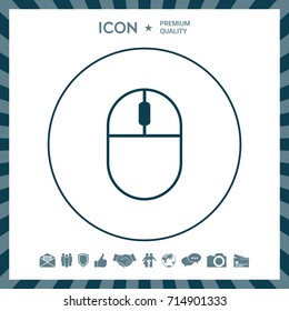 Computer mouse symbol icon