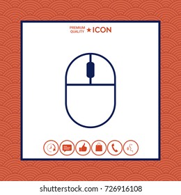 Computer mouse symbol icon
