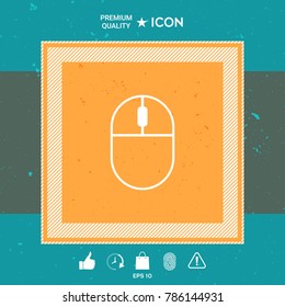 Computer mouse symbol icon
