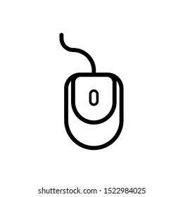 computer mouse symbol vector icon eps