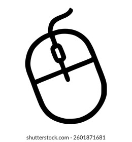 computer mouse technology icon logo sticker vector illustration template design