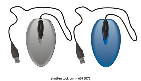 computer mouse in vector