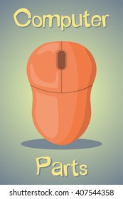 Computer mouse vector colorful icon