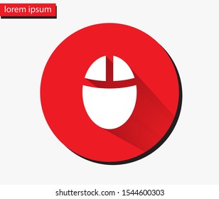 Computer mouse. Vector Eps 10 . Lorem Ipsum Design Flat