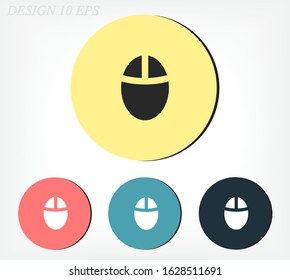 Computer mouse. Vector Eps 10 . Lorem Ipsum Design Flat