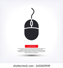 Computer mouse. Vector Eps 10 Design  