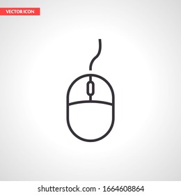 Computer mouse. Vector Eps 10 Design Flat Illustration best flashlight