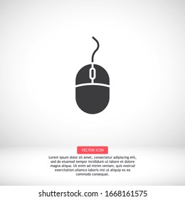 Computer mouse. Vector Eps 10 Design Flat Illustration best flashlight
