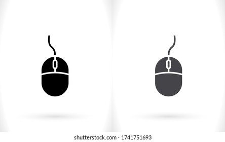 Computer mouse. Vector Eps 10 Design Flat Illustration best flashlight