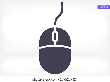 Computer mouse. Vector Eps 10 Design Flat Illustration best flashlight
