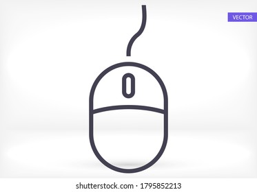 Computer mouse. Vector Eps 10 Design Flat Illustration best flashlight