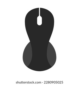Computer mouse vector. Fashionable modern mouse for PC vector.